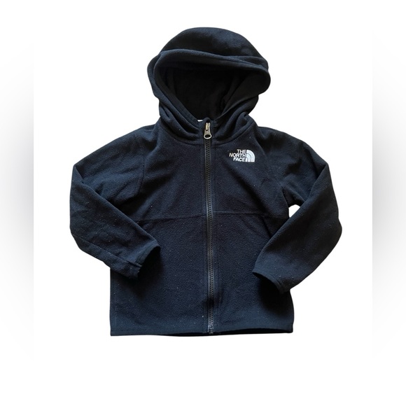 The North Face Toddler Black Glacier Full Zip Fleece Hoodie | 18-24M - Picture 1 of 3